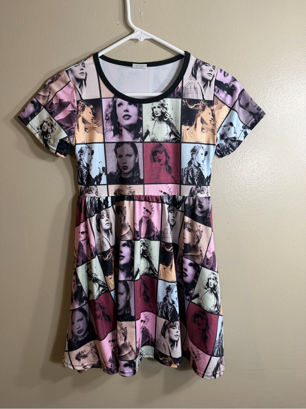 Taylor Swift Inspired Photo Collage Skater Dress Girls 4XL
